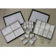 05.57 - Entomologická krabice 30x40x5,4 cm - bez výplně dna pro UNIT SYSTÉM - KLASIK, plné víko - bílá