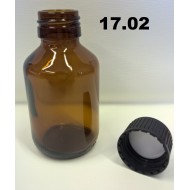 17.02 - Empty glass bottle for chemicals 100 ml
