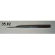  	 stainless steel handle, length 134 mm - curved