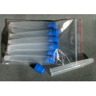 Plastic tubes - diameter 14/15x90 mm length, price per pack of 10 ( plast )