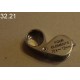 Lupa zvětšení 10x, průměr čočky 12 mm (stříbrná)
