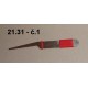 21.31 - Tweezers soft - no. 1 - length 10 cm