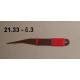 21.33 - Tweezers soft - no. 3 - length 10 cm