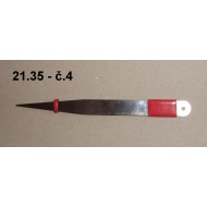 21.35 - Forceps soft - no. 4 - length 12 cm