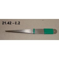 21.42 - Forceps hard - no. 2 - length 10 cm