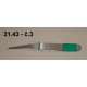 21.43 - Tweezers hard - no. 3 - length 10 cm