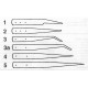 Forceps extra hard - no. 3 - length 10 cm