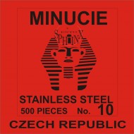 03.10 - Minutens white (stainles steel) - size 0,10 mm, length 12 mm