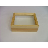 06.33 - Wooden box NATURAL PINE 30x40x6 cm