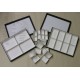 05.68 	 Boxes with glass lid 40x50x5,4 cm - black