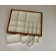 06.27 - Entomological wooden box 30x40x6 cm (mahagony) without filling for CARTON UNIT SYSTEM, glass lid