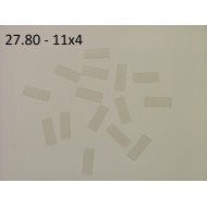 27.80 - Nalepovací štítky - transparentní 11x4