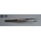 22.12 - Hard anatomical tweezers - straight, length 14,5 cm