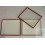 05.91 - Boite entomologique 31,5x38x5,4cm - COUVERCLE EN VERRE pour le SYSTÈME UNIT - PLASTIQUE - rouge