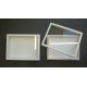 05.452 - Box with glass lid 19.5x26x5.4 cm - white