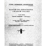  Jaczewski T., Wróblewski A., 1978:  Pluskwiaki róznoskrzydle - Heteroptera. Klucze do Oznaczania Owadow Polski