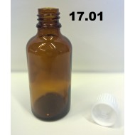 17.01 - Empty dripping glass bottle for chemicals 50 ml