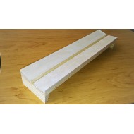 07.63 - Setting boards (balsa) - span 8 cm, length 35 cm, groove 8 mm