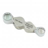 32.41 - Magnifiers - magnification 10x and 20x, duo (silver)