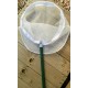 26.96 - Filet pour insectes aquatiques rond Ø 35cm,(manche, armature, filet), manche une pièce 75cm filet 1x1mm