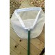 26.97 - Single duralumin handle (75 cm) with triangular folding frame (35 cm) and bag of glassy meshes (1x1 mm)