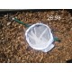 26.98 - FILET POUR INSECTES AQUATIQUES ROND Ø 35CM,(MANCHE, ARMATURE, FILET), MANCHE 2 PIÈCES 105CM FILET 1X1MM