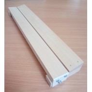 07.91 - ADJUSTABLE BOARDS - SPAN 8 CM, LENGTH 40 CM, GROOVE 3-12 MM LIMEWOOD