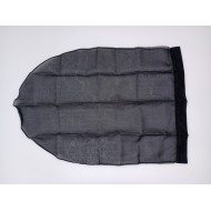 24.24 - Large net bag made of very fine fabric - diameter 50 cm - bag depth - 120 cm - BLACK