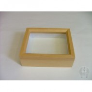 06.111 - Entomological wooden box 18x23x6 cm, NATURAL ALDER