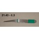 21.43 - Forceps hard - no. 3 - length 10 cm