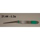 21.44 - Tweezers hard - no. 3A - length 12 cm