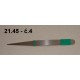 21.45 - Tweezers hard - no. 4 - length 12 cm