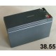 38.55 - Accumulateur - 12V/7,2Ah (14,4-15V,2,40A), poids 2,51kg, dimensions 65x151x94mm