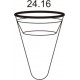 24.16 - Net bag diameter 65 cm, length - 115 cm - black