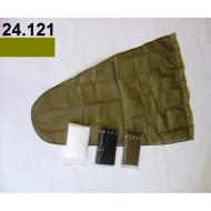 24.121 - Net bag diameter 35 cm, length - 77 cm - khaki