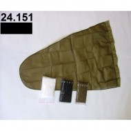 24.151 - Net bag diameter 65 cm, length - 135 cm - black
