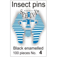 	 Insect pins black - size 4