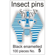 Insect pins black - size 5