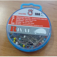 04.15 - Plastic headed pins - length 30 mm, diameter 0.58 mm