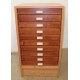 06.90 - Cabinet 10 ( botton part ) for 10 drawers 30x40 ( without drawers )