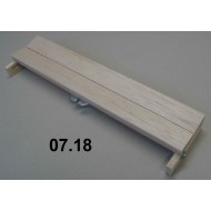 Adjustable boards - span 8 cm, length 40 cm, groove 0 -12 mm