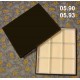 05.90 - Entomologická krabice 31,5x38x5,4 cm, polepená plátnem bez výplně dna - PLNÉ VÍKO pro UNIT SYSTÉM - PLAST - černá