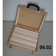   	 Portable suitcase for balsa spreaders 27x33x9 cm