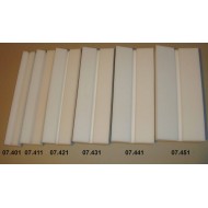  	 Setting boards - span 10 cm, length 30 cm, groove 10 mm
