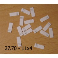 Nalepovací štítky - linkované 11x4