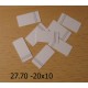 27.70 - Étiquettes autocollantes - RÉGLÉES 20x10