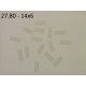 27.80 - Glue boards - TRANSPARENT 14x6