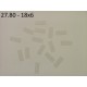 27.80 - Glue boards - TRANSPARENT 18x6