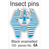 01.061 - Insect pins black - size 6A