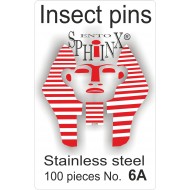 02.061 - Insect pins white - size 6A